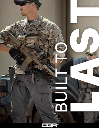 Image of CQR Men's Tactical Pants, Water Resistant Ripstop Cargo Pants, Lightweight EDC Work Hiking Pants, Outdoor Apparel