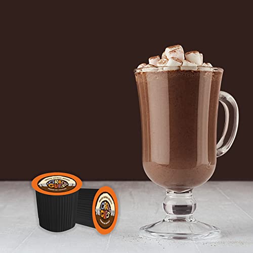 Crazy Cups Seasonal Hot Chocolate, Frosted Oatmeal Biscotti Premium Hot Chocolate Hot Cocoa, Single Serve Cups For Keurig K Cup Brewers, 22 Count #TOP2