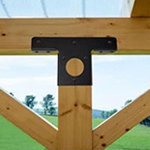 Support de pergola inoxydable avec fixation réglable pour canopy de patio et jardin
