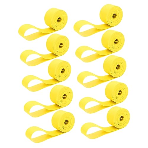 SUPVOX Bike Long-Distance Anti-Puncture Tire Pads 10pcs PVC Rim Strips Rim Tapes Rim Protective Tapes for Bicycles Rim Strips Set