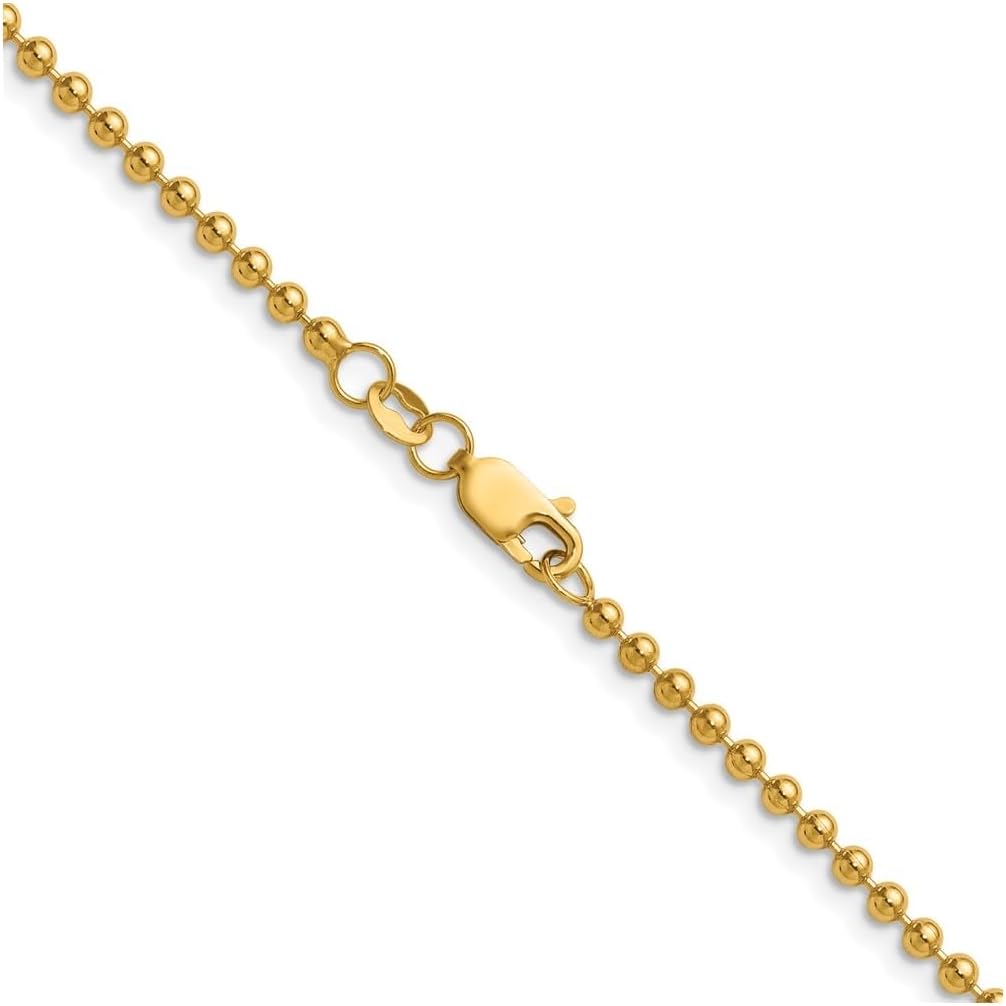 Jewels By Lux 1/20 14K Gold Filled Ball with Lobster Clasp Chain