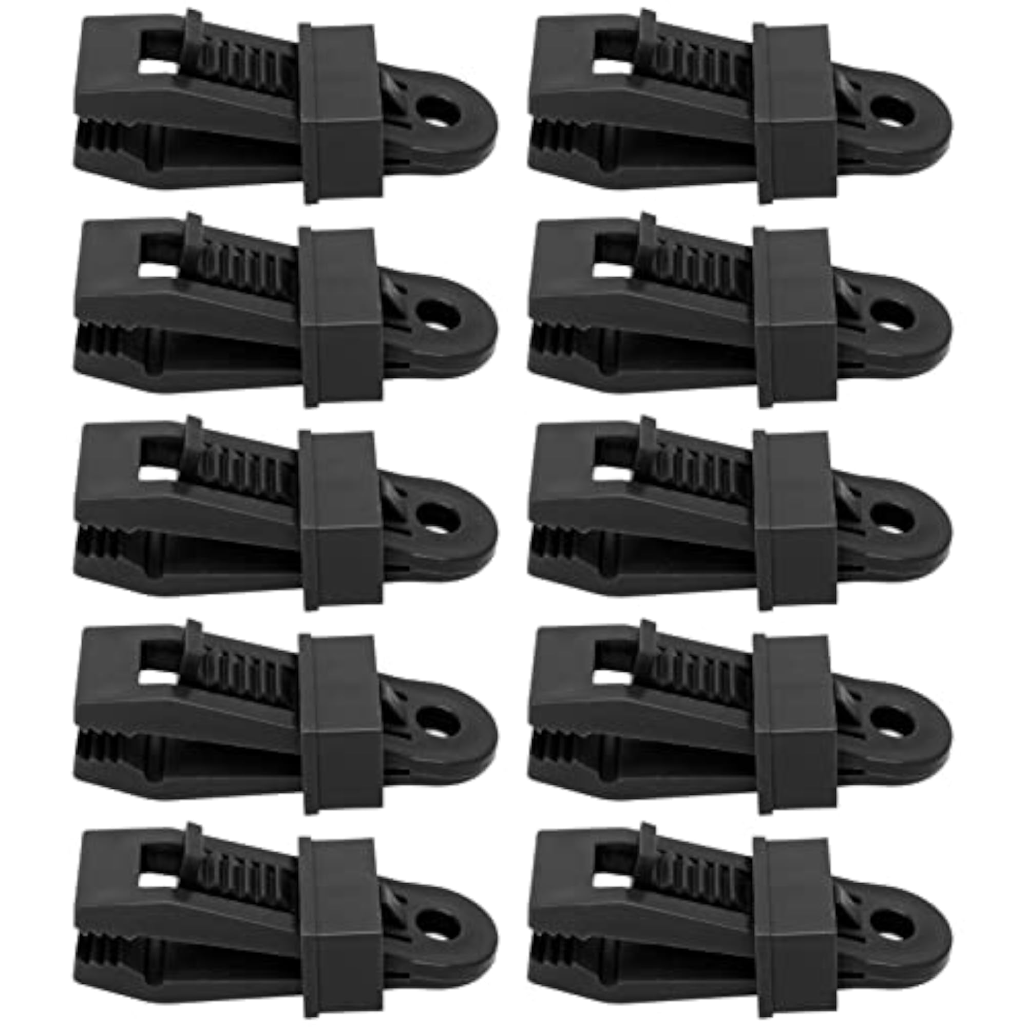 Heavy Duty Locking Grip Tent Clips, Reusable Plastic