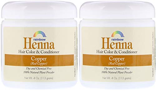 Rainbow Research Persian Copper Hair Henna (Pack of 2) with Lawsonia Inermis, 4 oz.