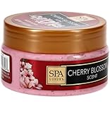 Spa Luxury Cherry Blossom Body Srub 8 Oz, Purple