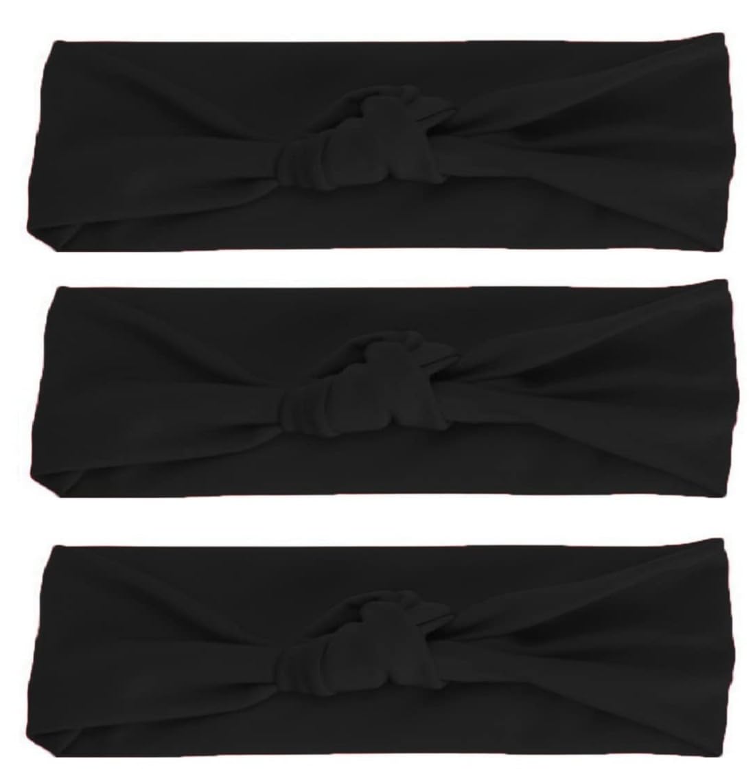 Hivata Hairband Women and Girls & Baby Girls (Pack of 3pc) Adjustable Elastic Velvet Strip Headband for School Use Facial Makeup,Face Wash Yoga Sports Beauty Tool in Black Color (B0CKC1NW53) Amazon Price History, Amazon Price Tracker