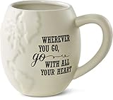 Pavilion Gift Company Wherever You Go Stoneware Mug, 22-Ounce Capacityed