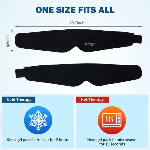 Newgo Face Ice Pack Jaw Oral Surgery Ice Pack For Jaw, Chin, Head And Facial Pain Relief, Stretchable Ice Head Wrap Wisdom Teeth Cold Pack For Mouth, Oral, Tooth Pain Relief - No Hard Inserts #TOP5