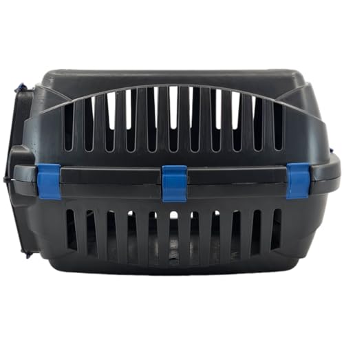 2x Caixa De Transporte Black Para Cães Gatos Coelhos Cahorro N2 Pet (AzulPreto)