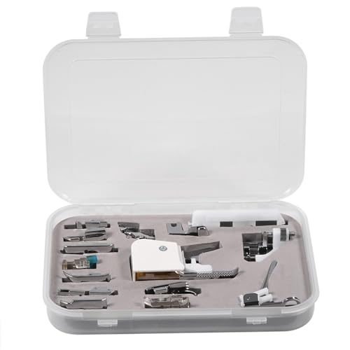 Kit 15 piezas pies prensatelas para máquina de coser