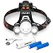 Produktbild DMSPORT Stirnlampe LED wiederaufladbar mit Rücklicht inklusive Powerbank | LED Kopflampe extrem hell 5000 Lumen | Head Light Rechargeable | Kopflampe LED Akku USB aufladbar | Stirnlampe Joggen Laufen