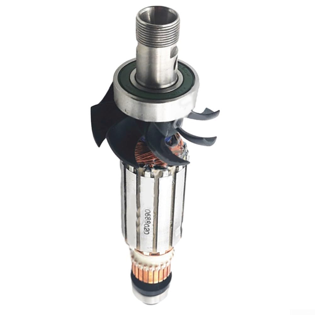 Rotore per RT0700C RT0702C, 1 pezzo di ricambio per utensili elettrici in metallo compatibile per macchine di rifilatura Prestazioni affidabili a lunga durata Uso di riparazione del giardino domestico