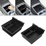 Scatola portaoggetti per bracciolo per adattarsi a Tesla Model 3 Y Auto Centrale Bracciolo Box Console Supporto Tazza Auto Container Organizer (ABS)
