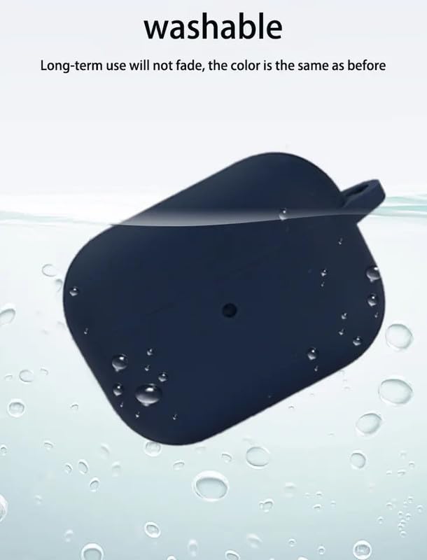 Image of Colorcase Front & Back Full Protection Silicon Case Cover for Boat Airdopes Alpha - (Blue) (Airpods Not Included)