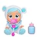 Accessoires de günstig Kaufen-CRY BABIES Loving Care Kristal, Babypuppe Kristal Loving Care mit 3 Accessoires zum Arzt Spielen, Pflegen und Umsorgen, sie weint echte Tränen, Spielzeug für Kinder ab 18 Monaten