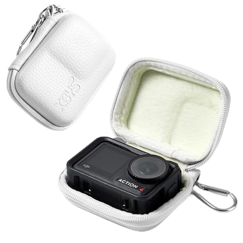 Étui pour caméra d'action antichoc contre les chutes, mini coque blanche pour DJI Action 5