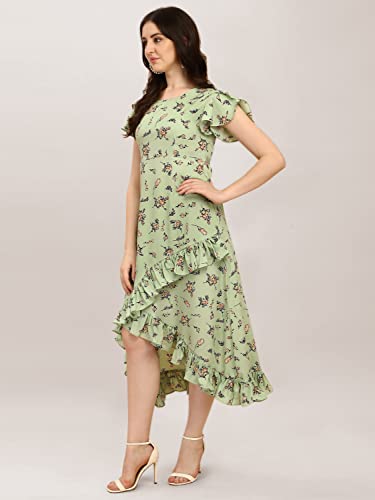 Image of QIQI Women's Crepe A-Line Maxi Casual Dress