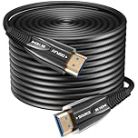 8K HDMI opticafiber cable 35 m active optical AOC 2.1 48Gbps ultra high speed cable 8K@60Hz4K@130Hz eARC HDR10 4:4:4| 21:9 HDCP 2.2/2.3 3D VRR Function for HDTV/Projec tor Home TheatreTV Gaming Box