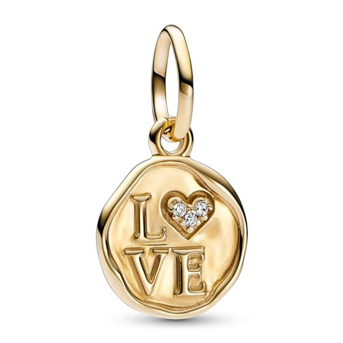 Pandora Sparkling Love Stamp Dangle Charm 752605C01, silver2