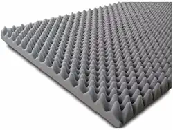 Colchão Casca de Ovo Anti-escaras D20, Tamanho Casal, Cinza