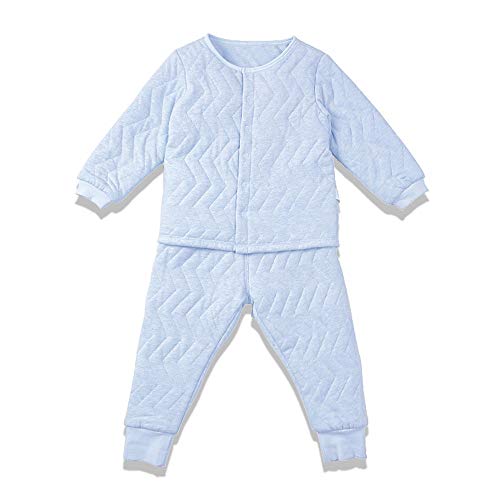 i-baby Conjunto de Traje de bebé de algodón Pima Premium Matelasse, empacado en Caja (24-36meses, Azul)