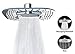 A-Flow™ 2 Function – Waterfall and Water Spray - Luxury Large 8” Shower Head / ABS Material with Chrome Finish / Enjoy an Invigorating & Luxurious Spa-like Experience – LIFETIME WARRANTY