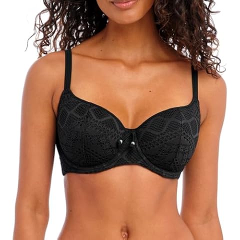 Freya Womens Sundance Hipster Briefs with Crochet Overlay Cover