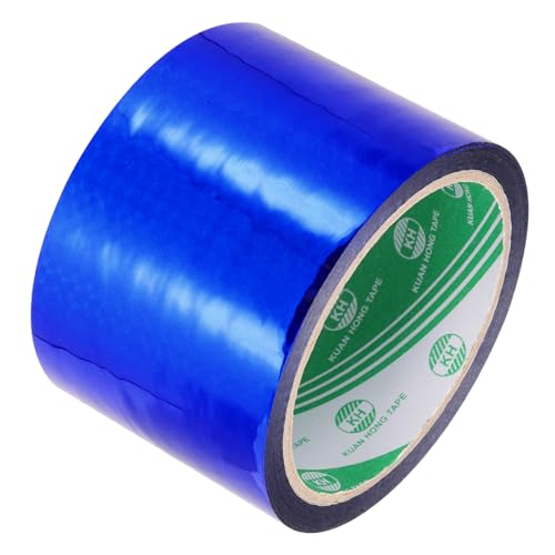 MECCANIXITY Blue Check Pattern Metalized Tape 2.8 Inch x 55 Yards Decor Tape for Detailing Accent Wall, Graphic Arts
