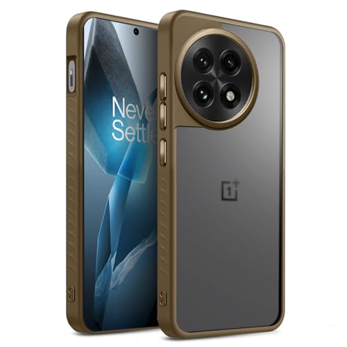 Image of KARWAN️ Shockproof Back Case Cover for Oneplus 13R | Camera Protection Bump |Shockproof Back Case Cover for Oneplus 13R - Brown