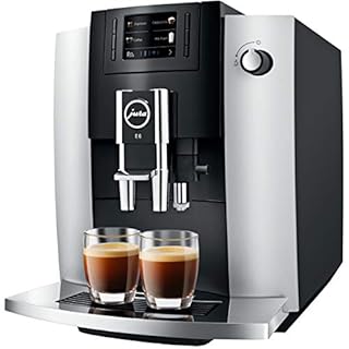 JURA E6 15342 Bean to Cup Coffee Machine - Platinum
