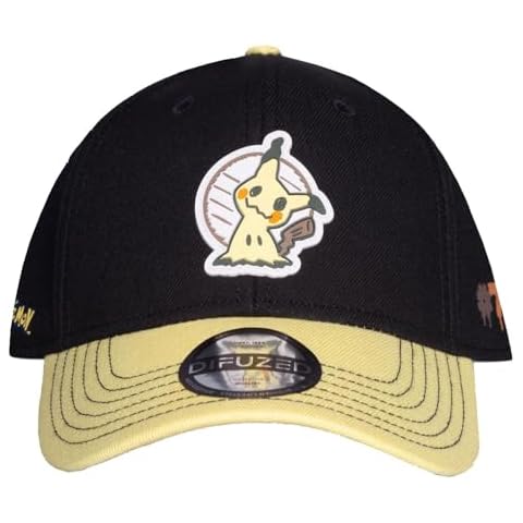 Difuzed Pokemon Mimikyu Snapback Baseball Cap Size One Size Black Cover