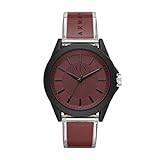 Wasserdichtigkeit: 5 ATM Armani Exchange Herren Analog Quarz Uhr mit Polyurethan Armband AX2641