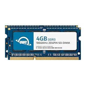 OWC - 8GB OWC Memory Upgrade Kit - 2 x 4GB PC14900 DDR3 1866MHz SO-DIMMs for 27-inch iMac w/Retina 5K Display (Late 2015) models and compatible PCs