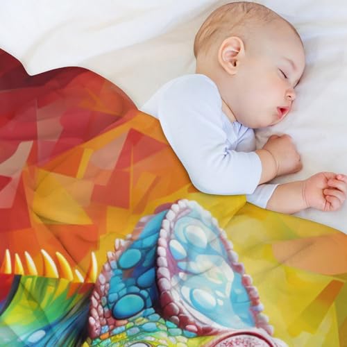 Manta de franela Cameleon colcha suave para sofá de 150x200 cm 5