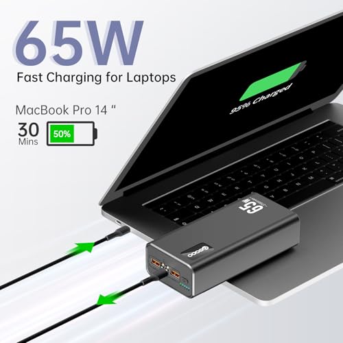 PSOOO Power Bank 65W 27000mAh Laptop Battery Pack - image 5