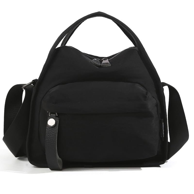 Niction Nylon Crossbody Bags for Women Trendy Shoulder Bag Satchel Waterproof Handbags Wallets Purses for Work Travel Sports