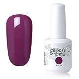 Elite99 Soak-off Gel Polish Lacquer Nail Art UV LED Manicure Varnish 15ml Dark Orchid 1023