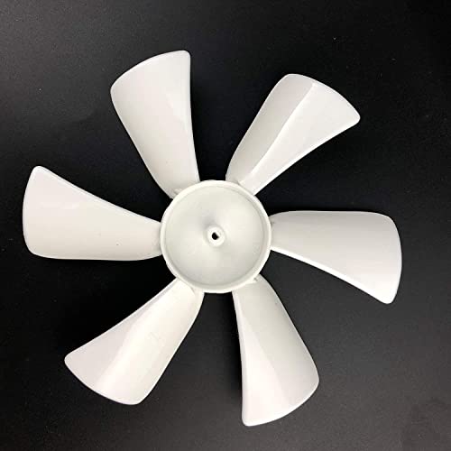Prunkuar 6 Inch Rv Fan White Vent Fan Blade With 12V D-Shaft Rv Vent Motor Replacement Camper Fan Blade Bathroom Fan Home Bathroom Mobile Home Rv Motor #TOP2