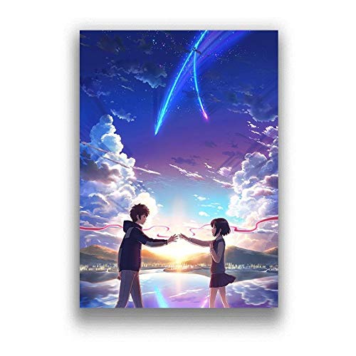 1000 Pieces of Wooden Puzzle Dein Name Comic Puzzle Adult Children Toys Home Decoration Assembled Puzzle Toy Gift 50x75cm Cover