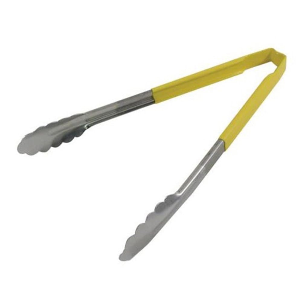 Jacob feets Pride 12 in Yellow Tongs by Vollrath – Stainless Steel, Yellow, Model 4781250