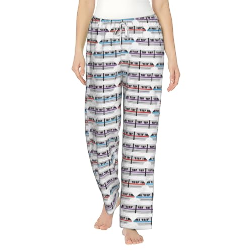Pantalon de pyjama en flanelle femme avec poches latérales confort