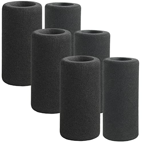 6pcs Bicycle Tires Inflator Accessories Protective Sleeve Mini Inflator Sponge Sleeves Portable Cycle Tire Pump Covers Bike Pump Cover Bike Inflator Accessories