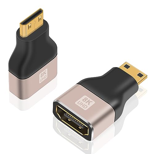 Adaptador Duttek Mini HDMI a HDMI 8K 2 unidades miniatura 1