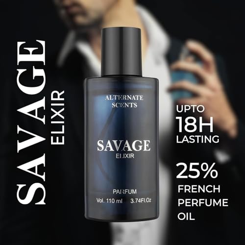 Image of Alternate Scents Savage Elixir 110ml Premium Long Lasting Perfume | 25% Perfume Oil Concentration |Gift for Him|Best Perfume For Men