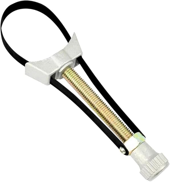 ADDLIVE Oil Filter Removal Strap Wrench, Oil Filter Wrench Band, Universal Oil Filter Wrench, Adjustable Oil Filter Removal Tool, Diameter 60mm to 120mm for Oil, Car, Truck