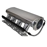 A-Team Performance Intake Manifold 102mm Throttle Body Fabricated Metal Sheet Compatible with Chevrolet GMC Pontiac LS LS1 LS2 LS6 Silver