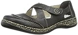 Rieker 46335/00, Women's Sandals, Black (Schwarz / 00), 6.5 UK