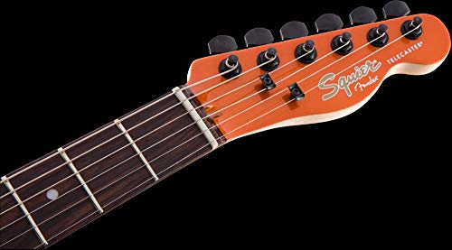 Suier by Fender Affinity Telecaster HH FSR Guitare électrique avec tête assortie Orange métallisé - Les Beatles, Paul McCartney, John Lennon, RIngo Starr, George Harrison Suier by Fender Affinity Telecaster HH FSR Guitare électrique avec tête assortie Orange métallisé – Image 6