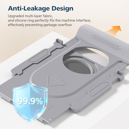 Image of 26 Pack QRevo Dust Bags Replacement for Roborock QV 35A, Qrevo S5V, Saros 10 /10R, Z70, Curv /Curvx, Q Revo S /Pro /Plus /MaxV /Edge / S5X / S5A, S8 MaxV /Max Ultra Robot Vacuum Cleaner