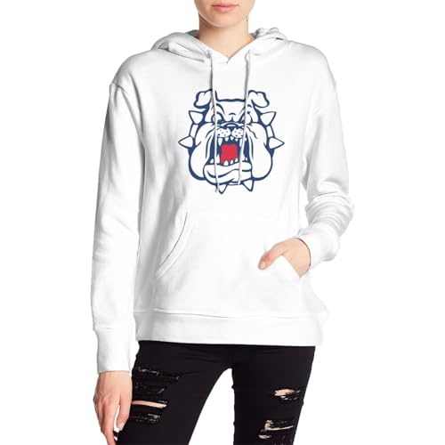 Fresno State Bulldogs Unisex-Adult Fleece Hoodie Sweatshirt3