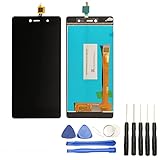 Visiodirect� Ecran Complet: Vitre + LCD Compatible avec Wiko Fever 4G Noir + Kit Outils